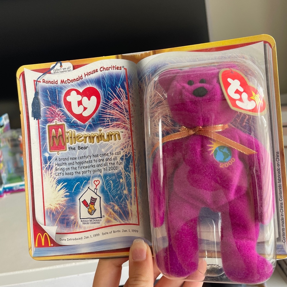 Millennium Bear Beanie Babies Collectible